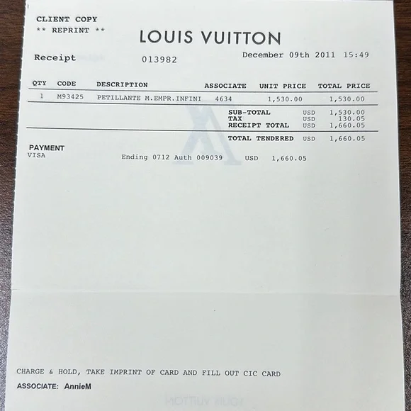 Louis Vuitton Bleu Infini Monogram Empreinte Leather Petillante Clutch - Picture 15 of 15